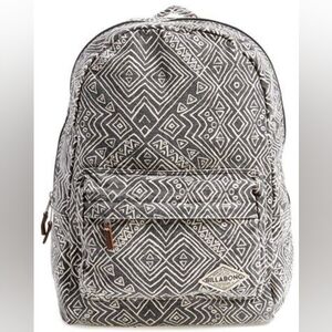 Billabong Black and White Patterned Women's Backpack